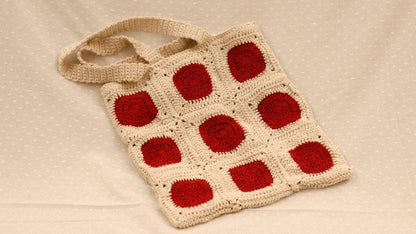 CROCHET CIRCLES TOTE BAG